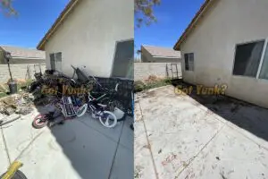 The best hassle free junk removal service in palmdale CA. Back yard cleared